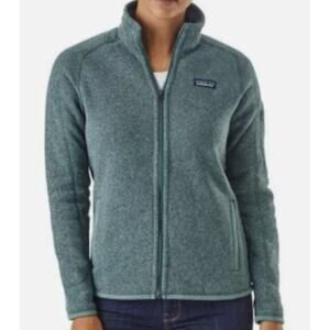 Patagonia Better Sweater Teal Full Zip Fleece Size M